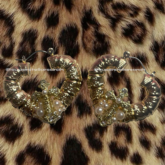 “cross my heart” small heart shaped bambooz 🐆